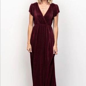 Baltic Born Athena Pleated Maxi Dress